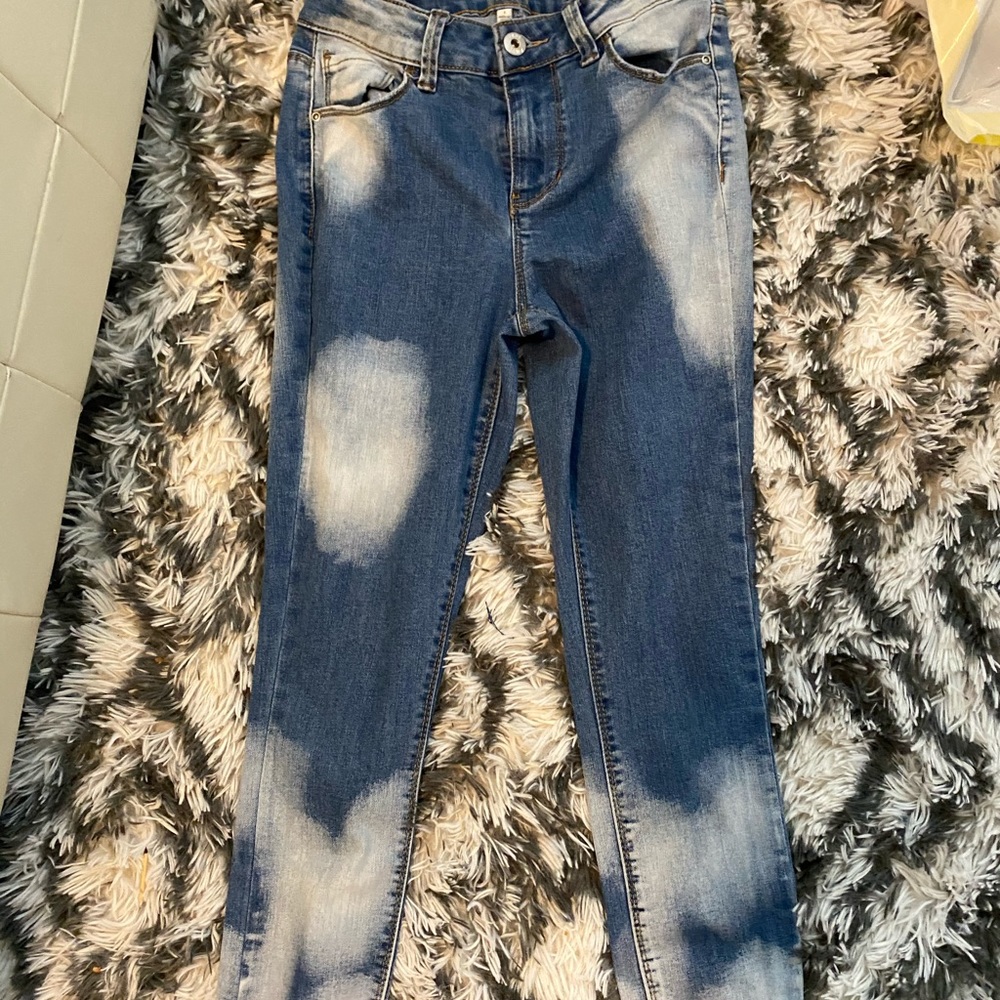 TRUE CRAFT BLEACH DESIGN JEANS!